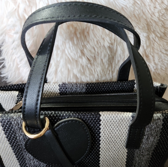 Striped Mini tote bag - Picture 4 of 5